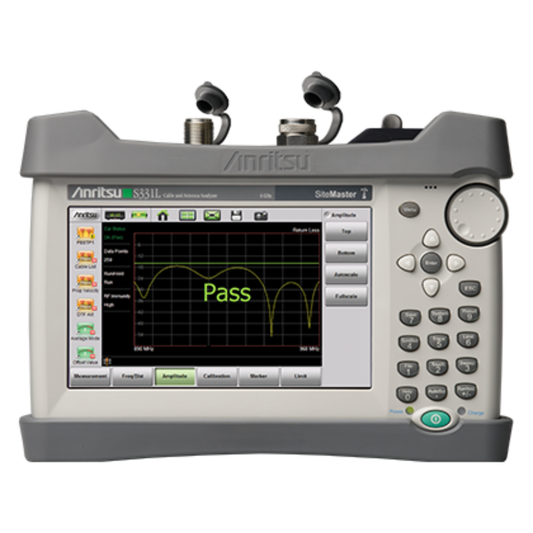 Anritsu S331L handheld cable and antenna analyzer from the Site Master series.