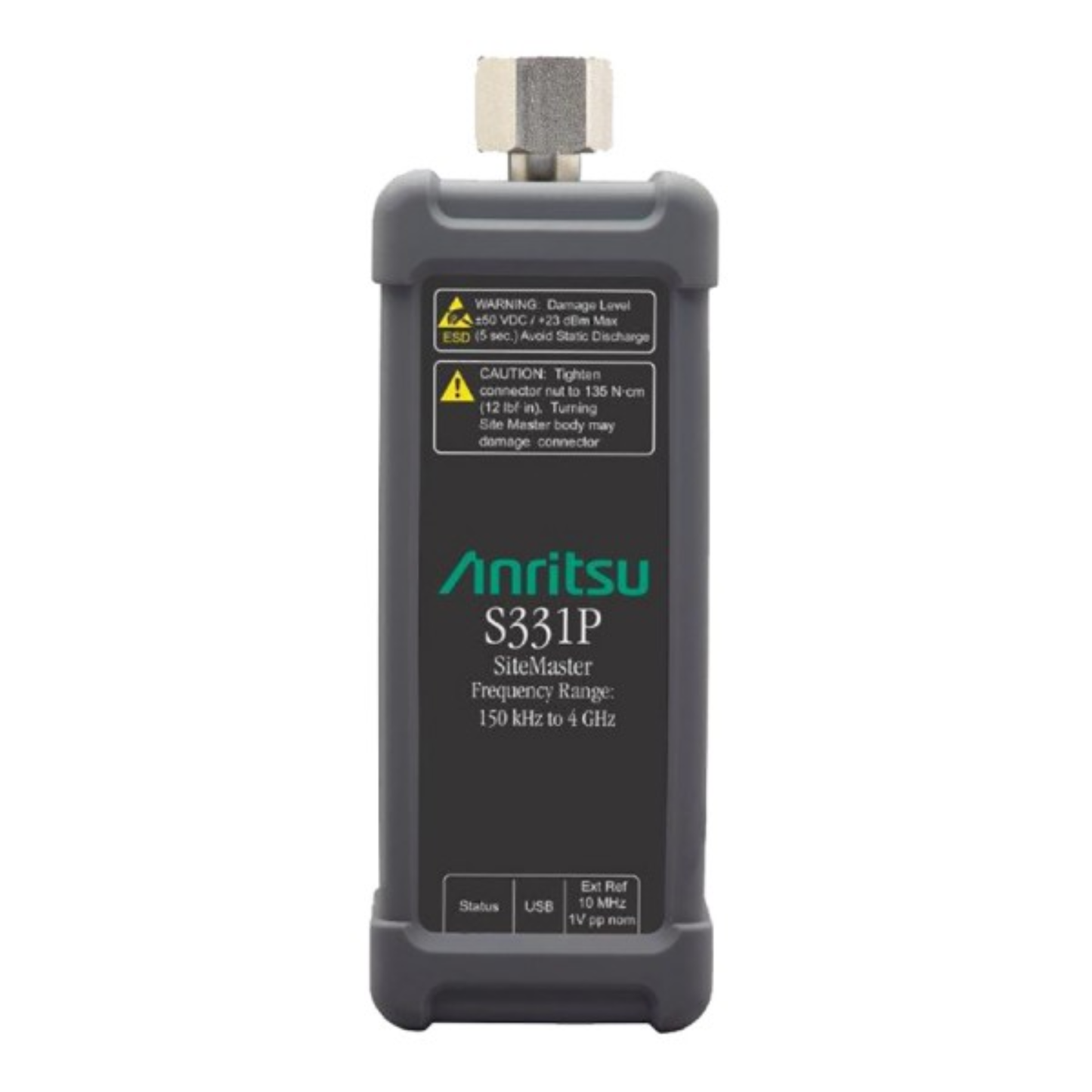 Anritsu S331P Site Master handheld spectrum analyzer for professional RF signal analysis and field testing.