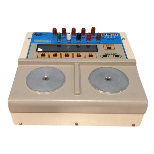 Dynatech Nevada 4000 defibrillator analyzer for professional testing of AEDs, defibrillators, and cardiac devices.