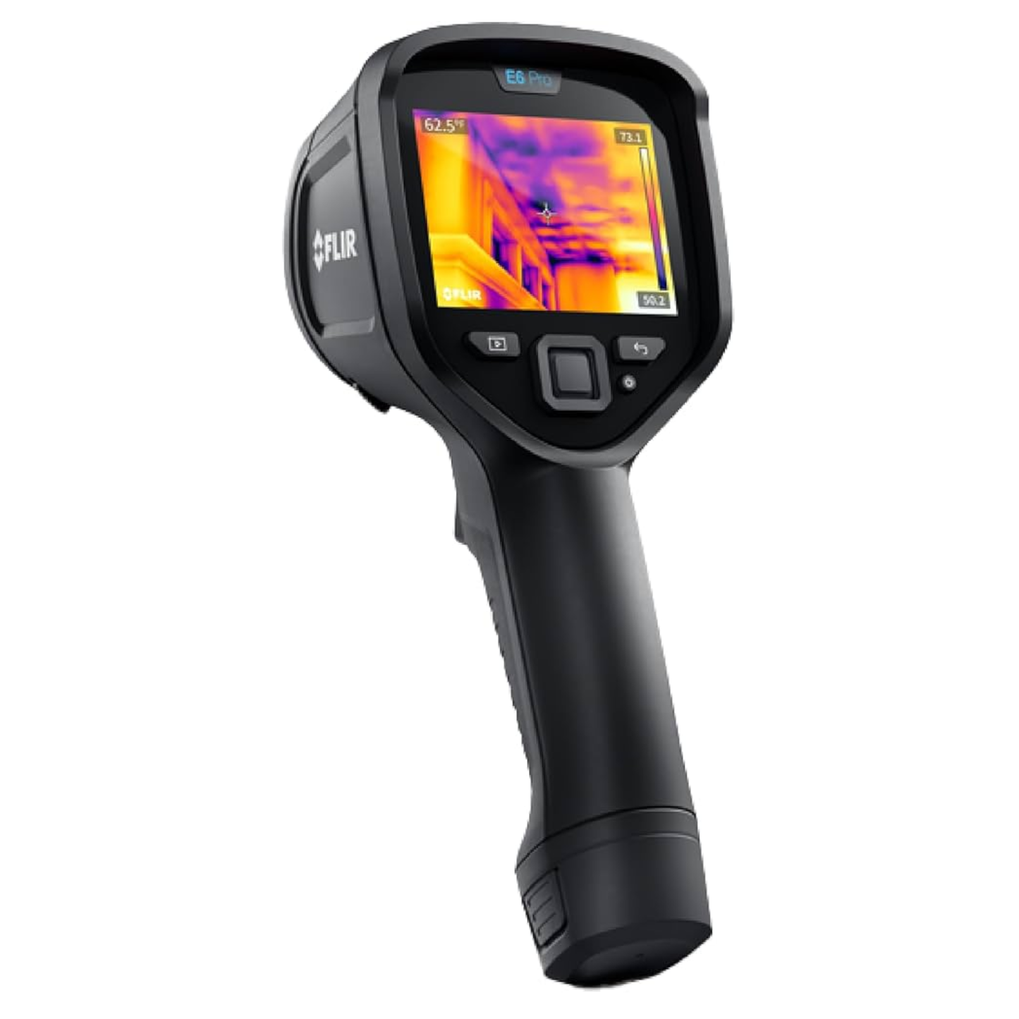 FLIR E6 Pro thermal imaging camera for professional electrical and building inspections.