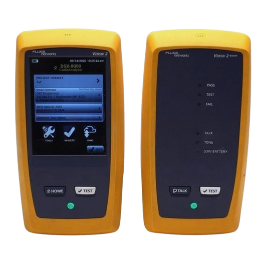Fluke DSX2-8000 CableAnalyzer professional copper certification tester for Cat8 structured cabling