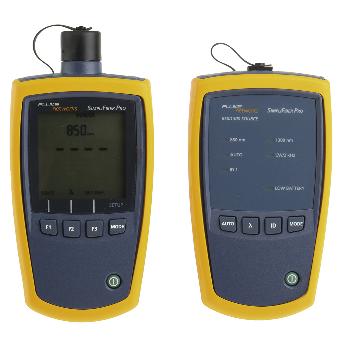 Fluke Networks FTK1000 SimpliFiber Pro fiber verification kit designed for multimode fiber testing, power measurement, and network installation verification.