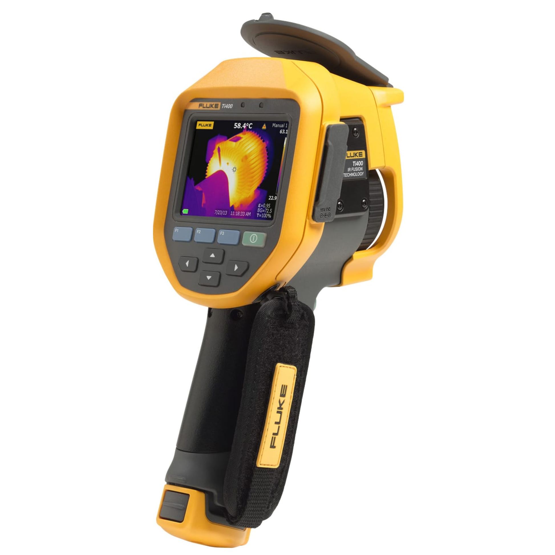 Fluke Ti400 professional thermal imaging camera designed for industrial infrared inspections and predictive maintenance.