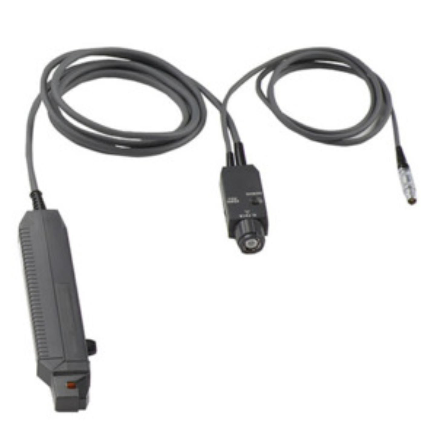 HP Agilent Keysight N2783B high-performance current probe designed for accurate AC/DC current measurements up to 30A with 100MHz bandwidth for advanced oscilloscope applications.