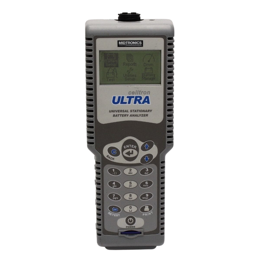 Midtronics CTU-6000 battery charging and diagnostic support system for automotive service workshops.