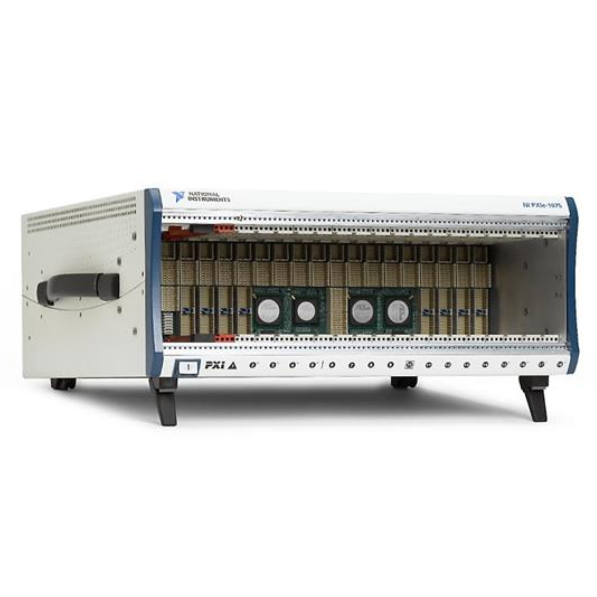 NI PXIe-1075 PXI Express chassis for high-performance modular test and measurement systems.