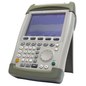 Rohde & Schwarz FSH3 handheld spectrum analyzer covering 100 kHz to 3 GHz for RF testing.