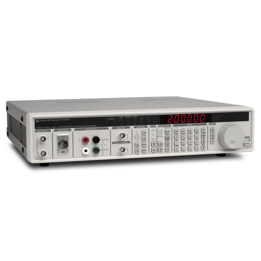 SRS Stanford Research DS360 low distortion function generator for precision signal testing.
