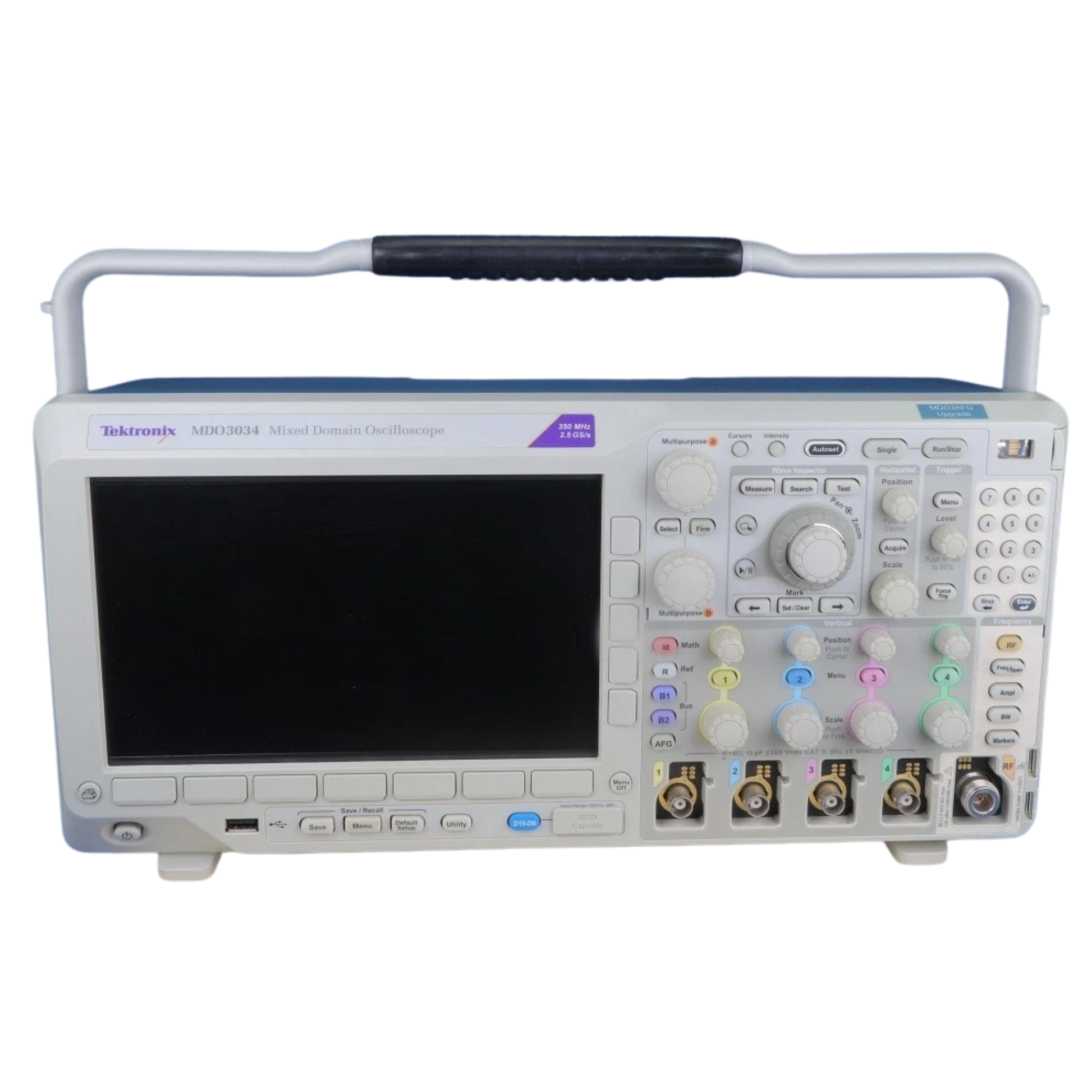 Tektronix MDO3034 350 MHz Mixed-Domain Oscilloscope – 4-Channel Bench Instrument