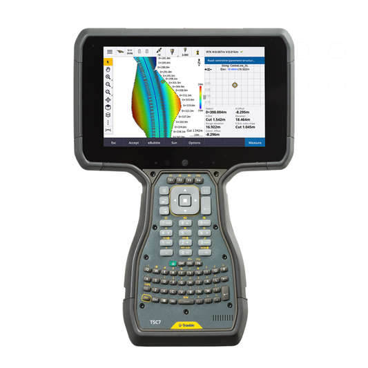 Trimble TSC7 rugged surveying controller and data collector for construction and geospatial field applications.