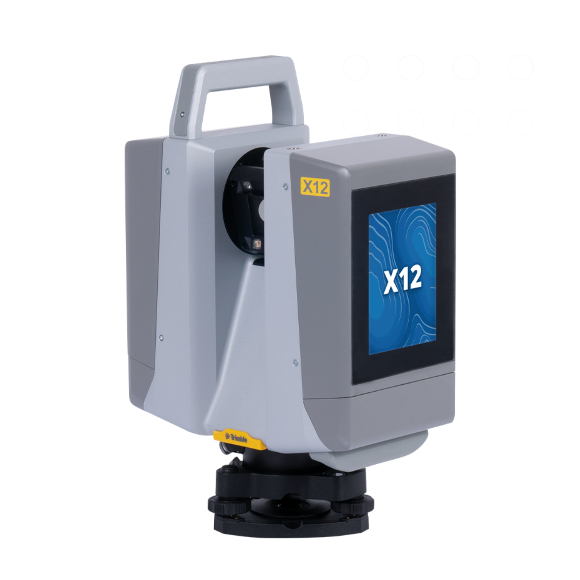 Trimble X12 imaging total station for high-precision surveying and construction measurement.
